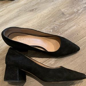 Franco Sarto Suede Low Heel
